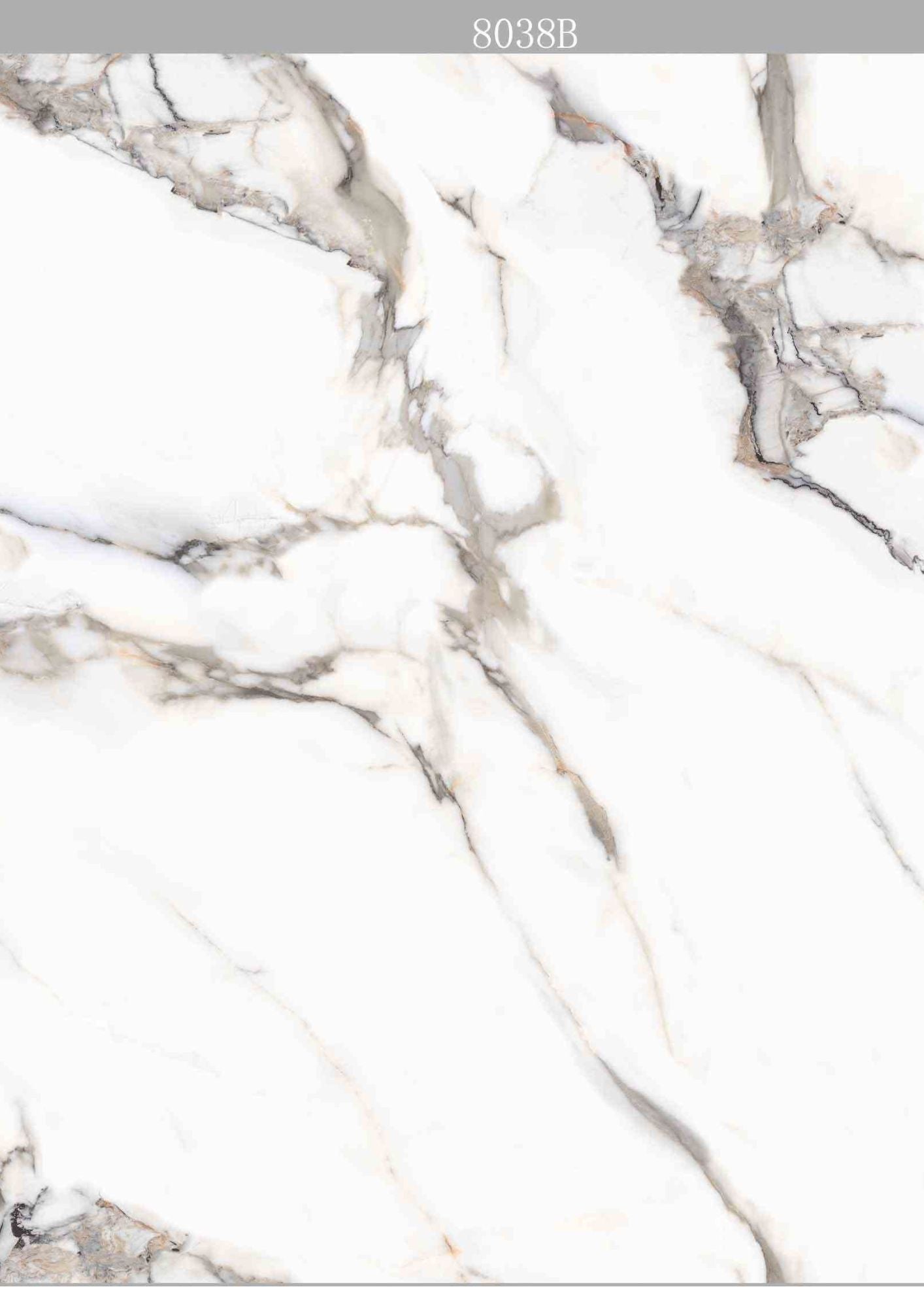 Marble Stone Series - Calacatta Gold Marble KB-8038-808-4X10 (Combo A&B)