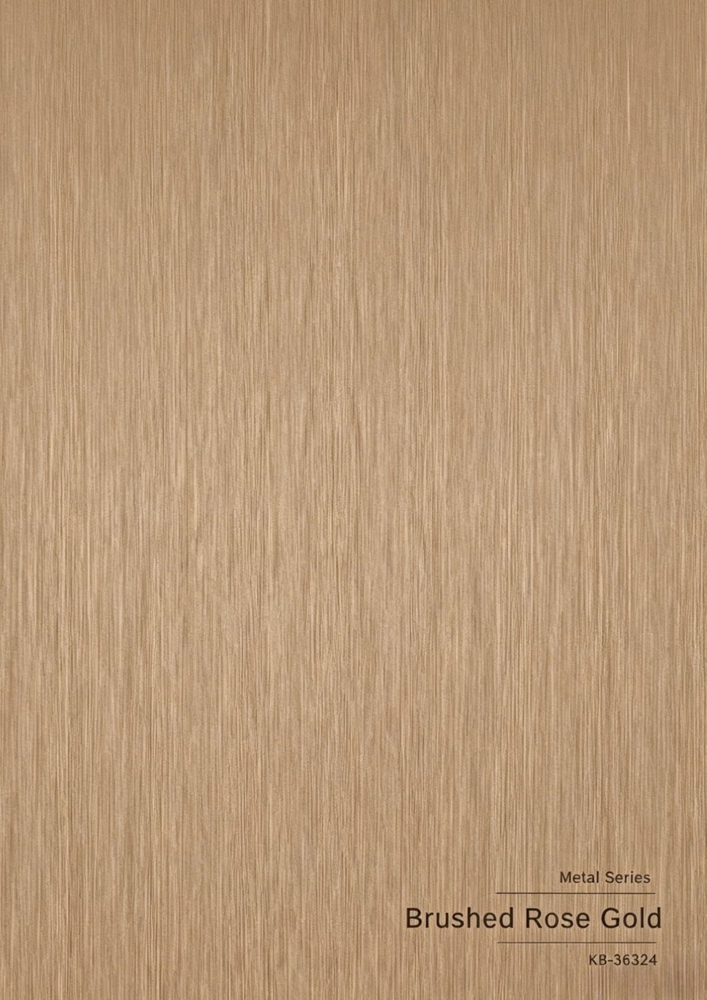 金属系列 - 拉丝玫瑰金 KB-36324-808-4X10