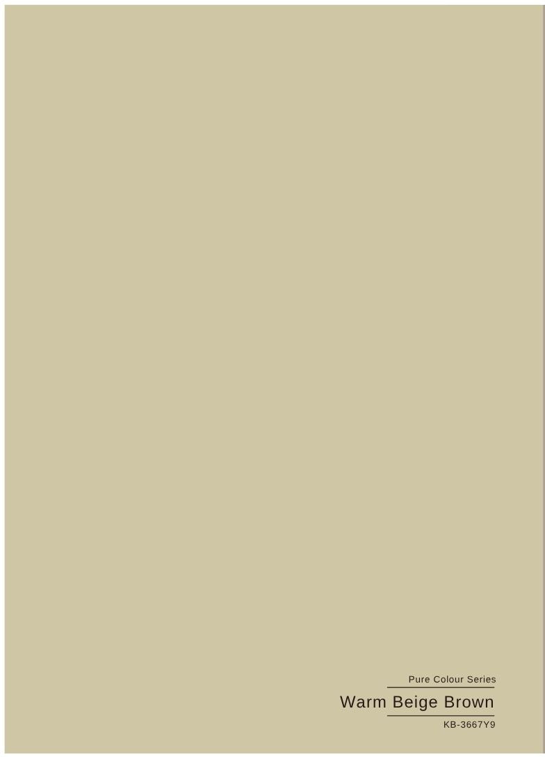 Pure Colour Series - Warm Beige Brown KB-3667Y9-808-4X10