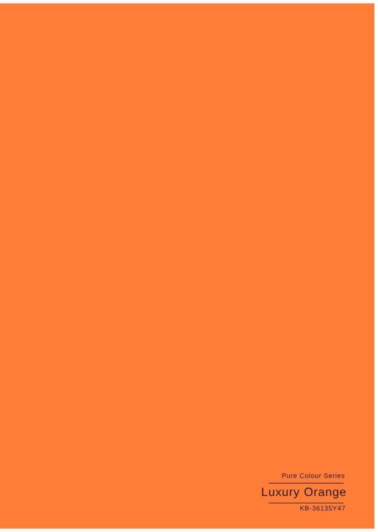 Pure Colour Series - Luxury Orange KB-36135Y47-808-4X10