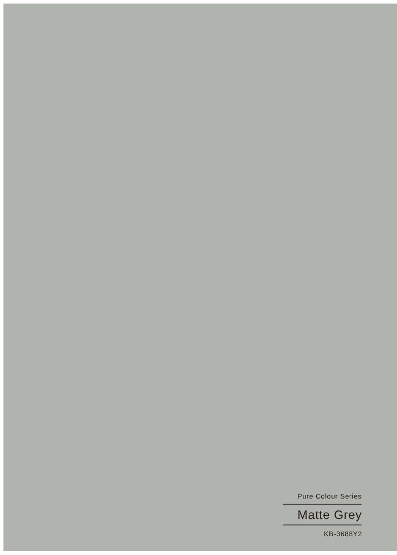 Pure Colour Series - Matte Grey KB-3688Y2-808-4X10