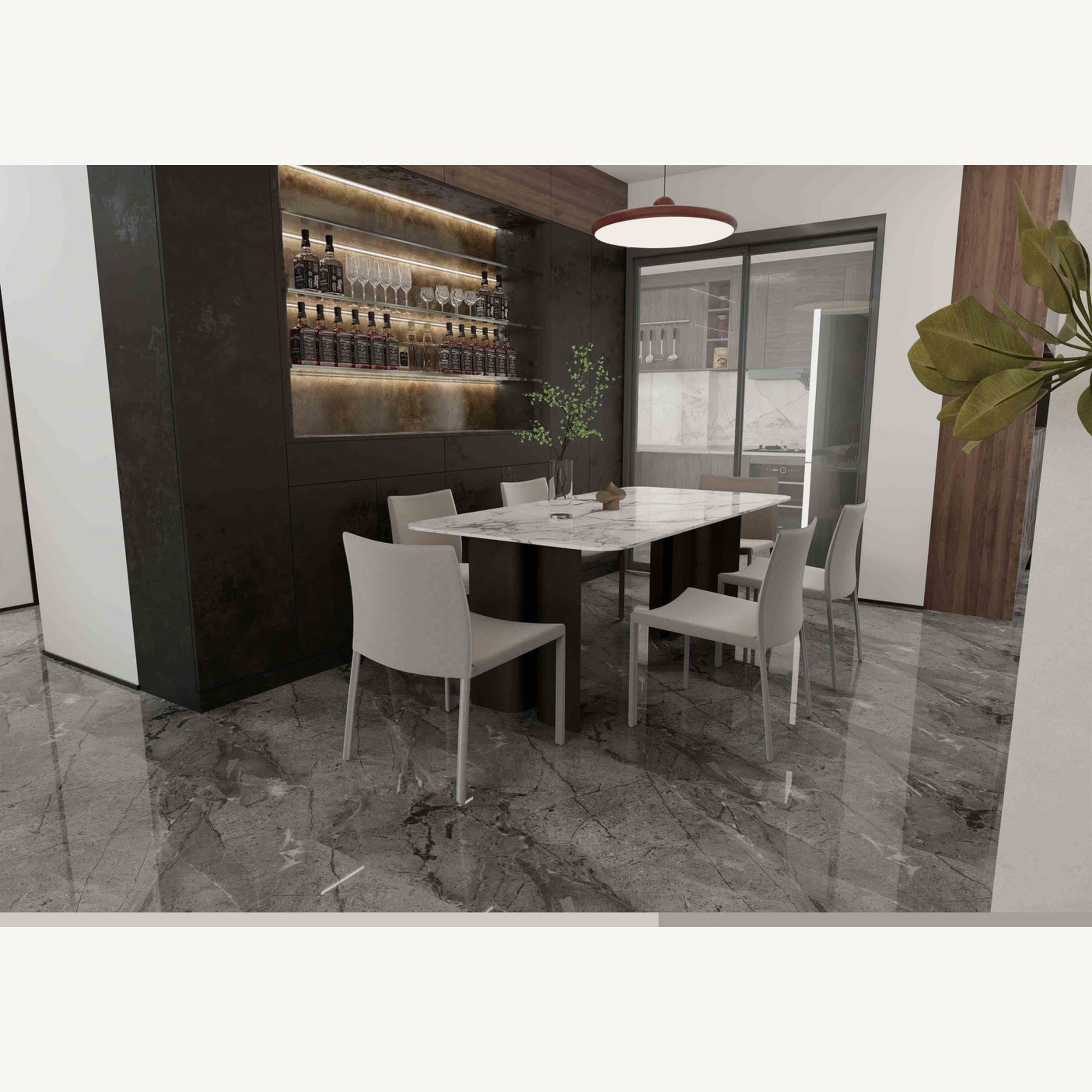Marble Stone Series - Dark Grey Vintage Marble KBJ1-8090-1A/B-808-4X10 (Combo A&B)