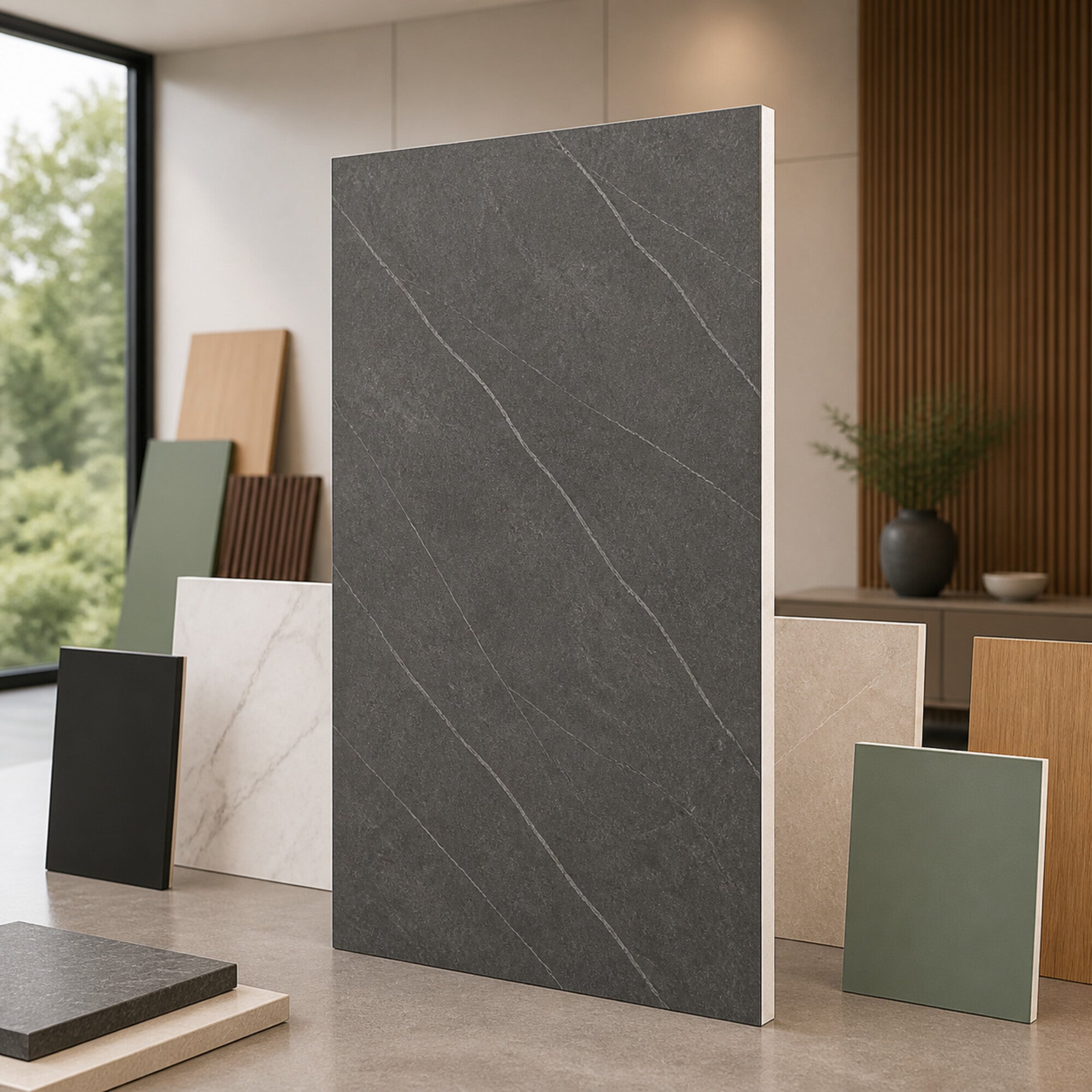 Marble Stone Series - Italian Dark Grey Marble KB-8015-3Y2-808-4X10