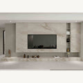 Warm Grey Vintage Marble combo marble-look wall panel installed in a modern interior