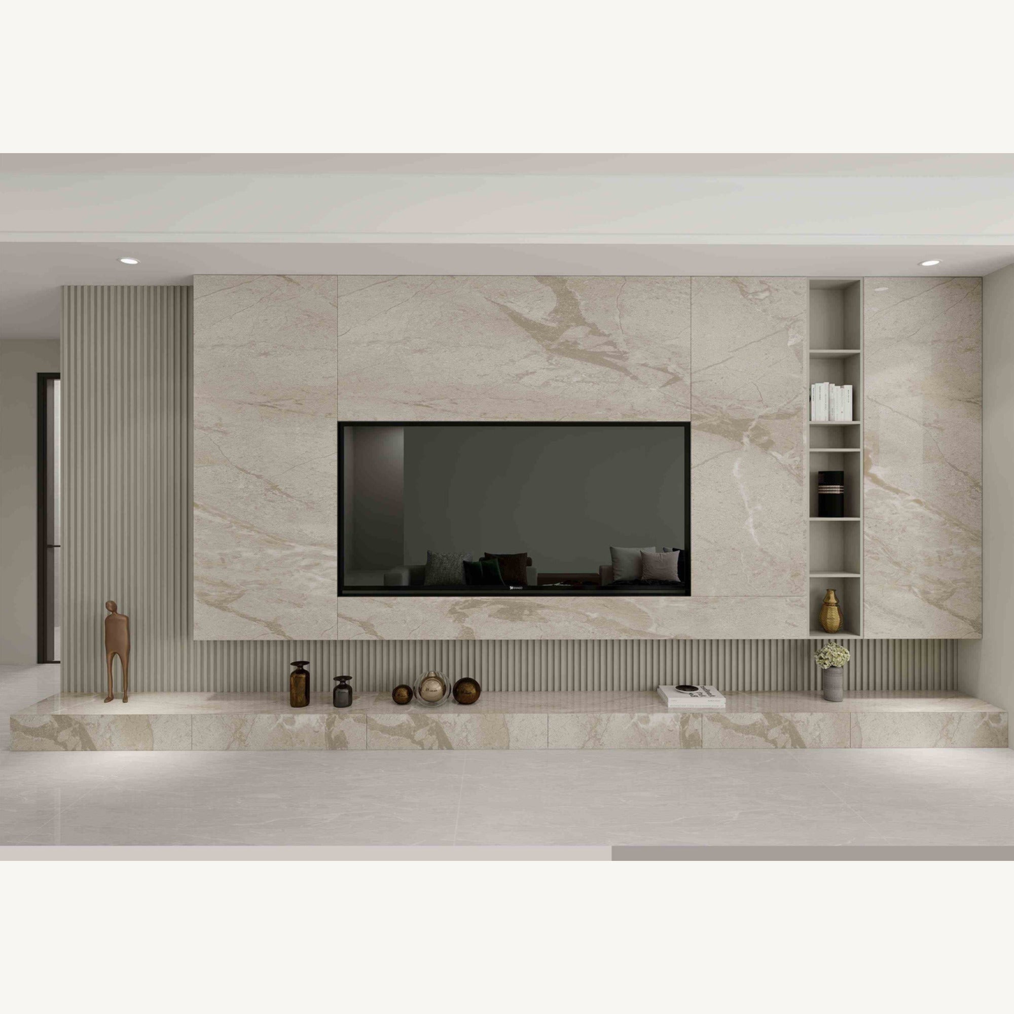 Marble Stone Series - Warm Grey Vintage Marble KB-8090-2AY2A/B-808-4X10 (Combo A&B)