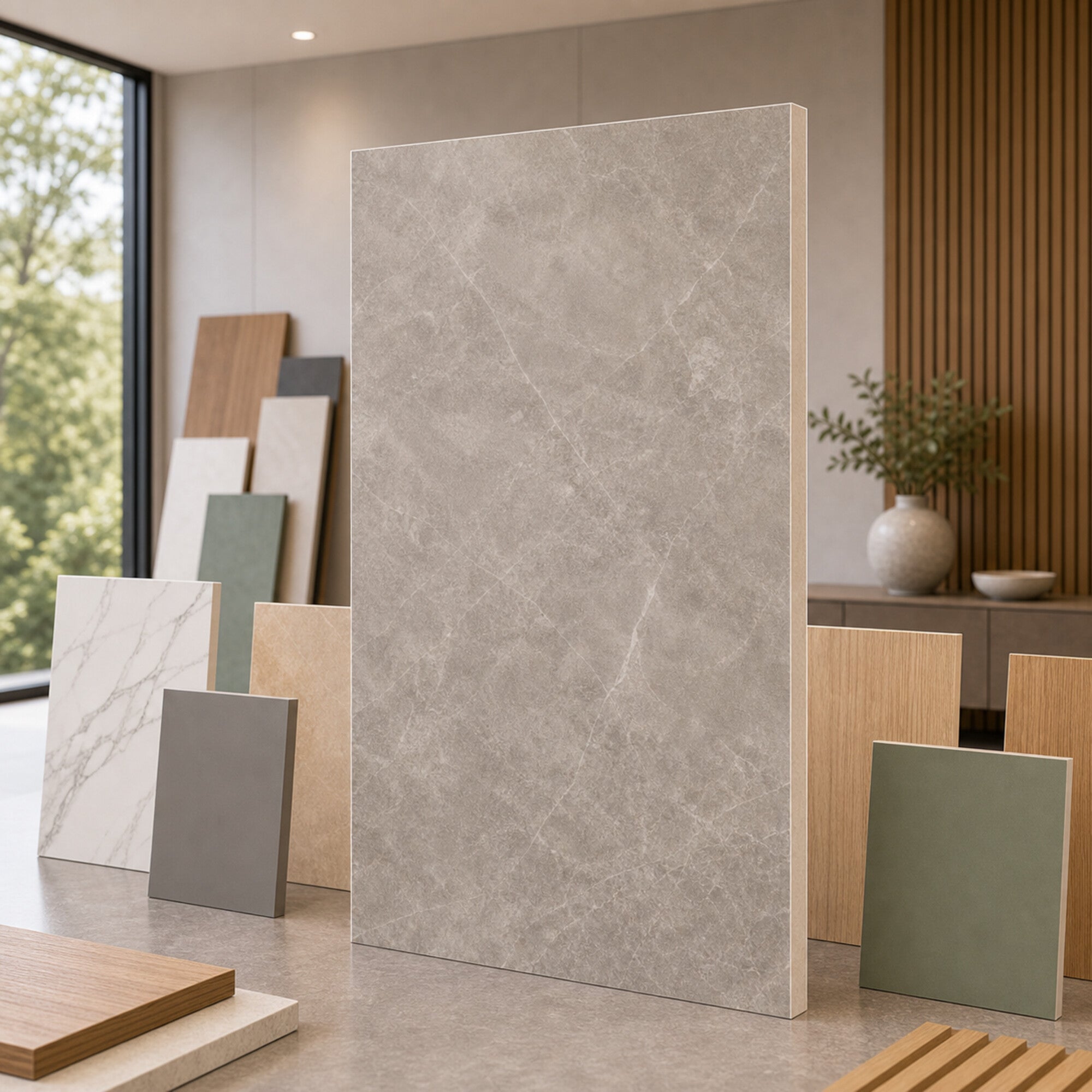 Marble Stone Series - Warm Grey Vintage Marble KB-8090-2AY2A/B-808-4X10 (Combo A&B)