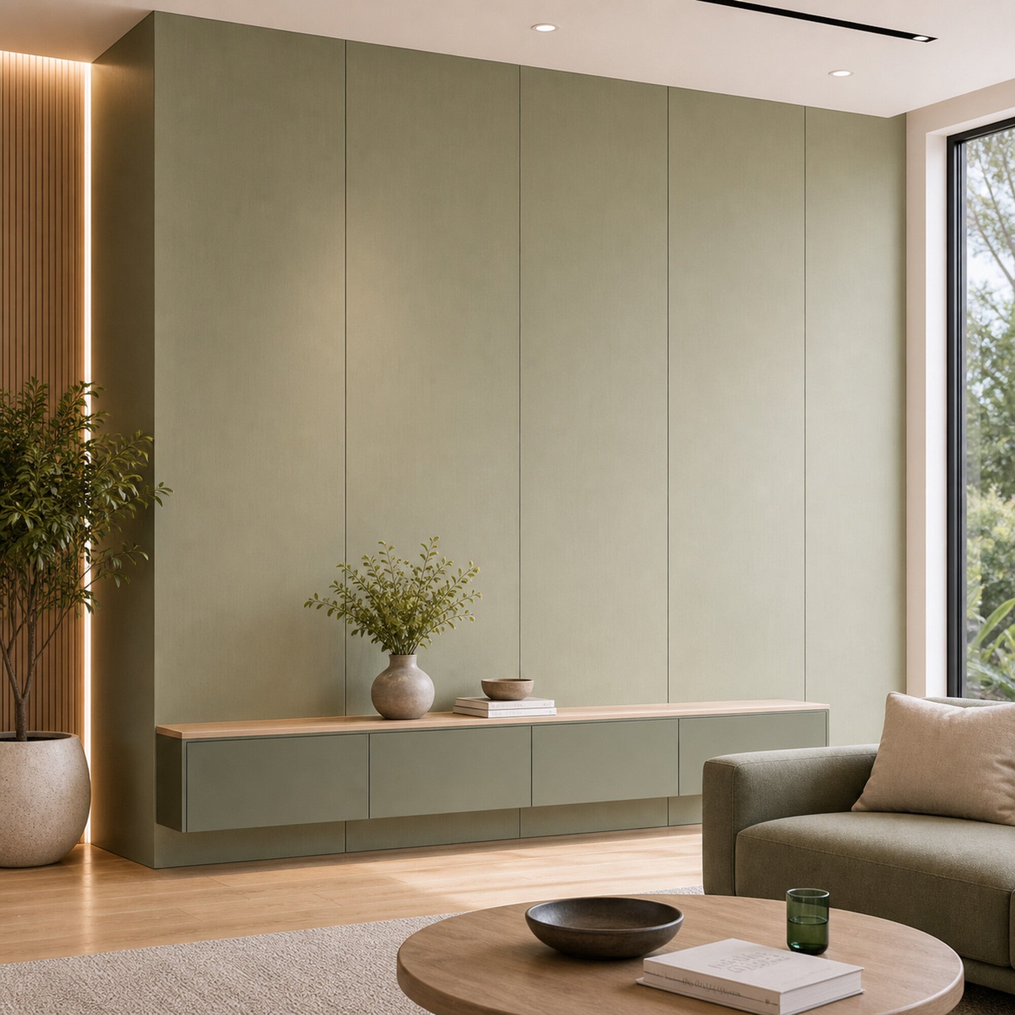 Pure Colour Series - Light Green Linear