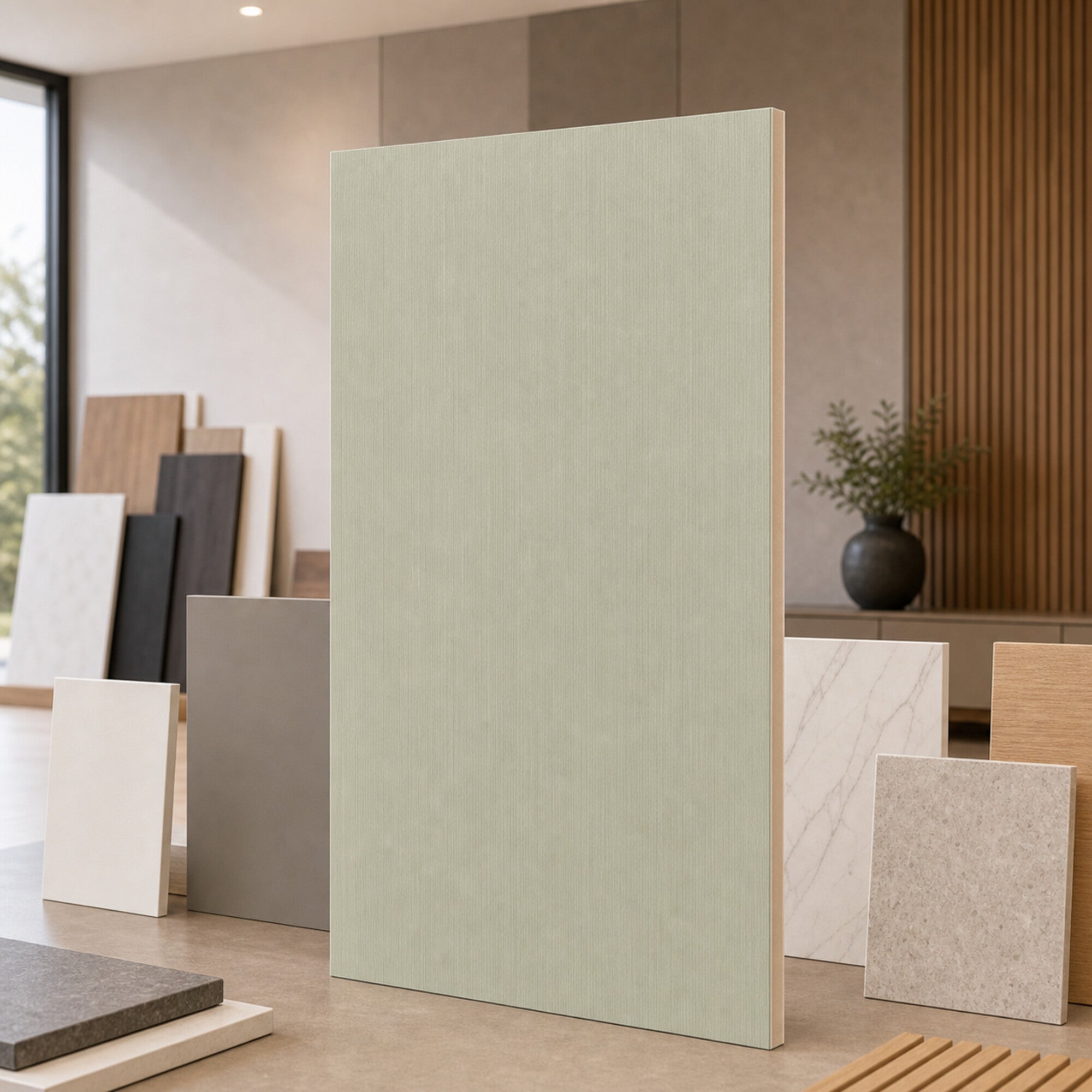 Pure Colour Series - Light Green Linear