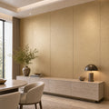 Gold with Subtle Texture subtle textured wall panel installed in a modern interior