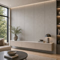 Grey with Subtle Texture subtle textured wall panel installed in a modern interior